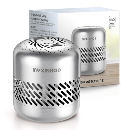 MYXINHOB Fridge Deodorizer For Refrigerator Odor Remove: Smell Absorber Long Last for 10 Years, grey