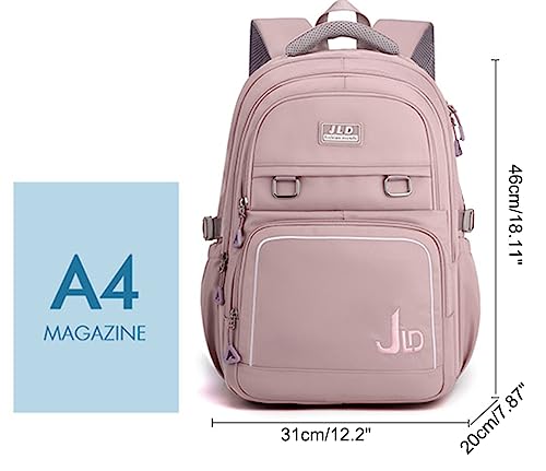 Mochila de escuela secundaria para laptop y viaje diario de adolescentes y niñas 2