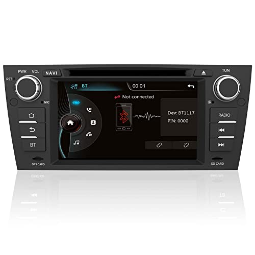 AWESAFE Radio Coche 7 Pulgadas con Pantalla Táctil 2 DIN para BMW Serie 3 E90/E91/E92/E93,...