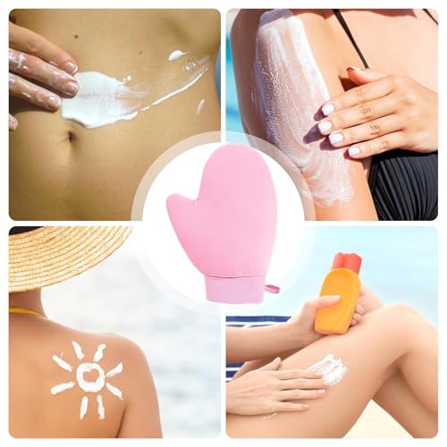 Guante Para Bronceado - Manopla Autobronceadora | Guante Y Portátil Para Piel Sensible De Hombres Y Mujeres Con Aplicación En Manos Espalda Cuerpo Piernas Uso En Hogar Y Viaje - imagen 4