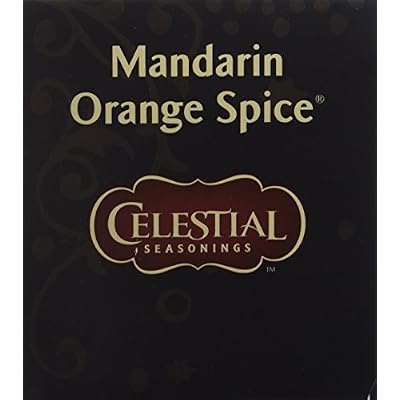 Celestial Seasonings Mandarin Orange Spice Herbal Tea 25 Tea Bags
