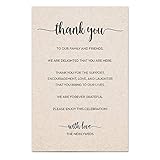 321Done Thank You Placecards for Wedding (Set of 50) Large 4