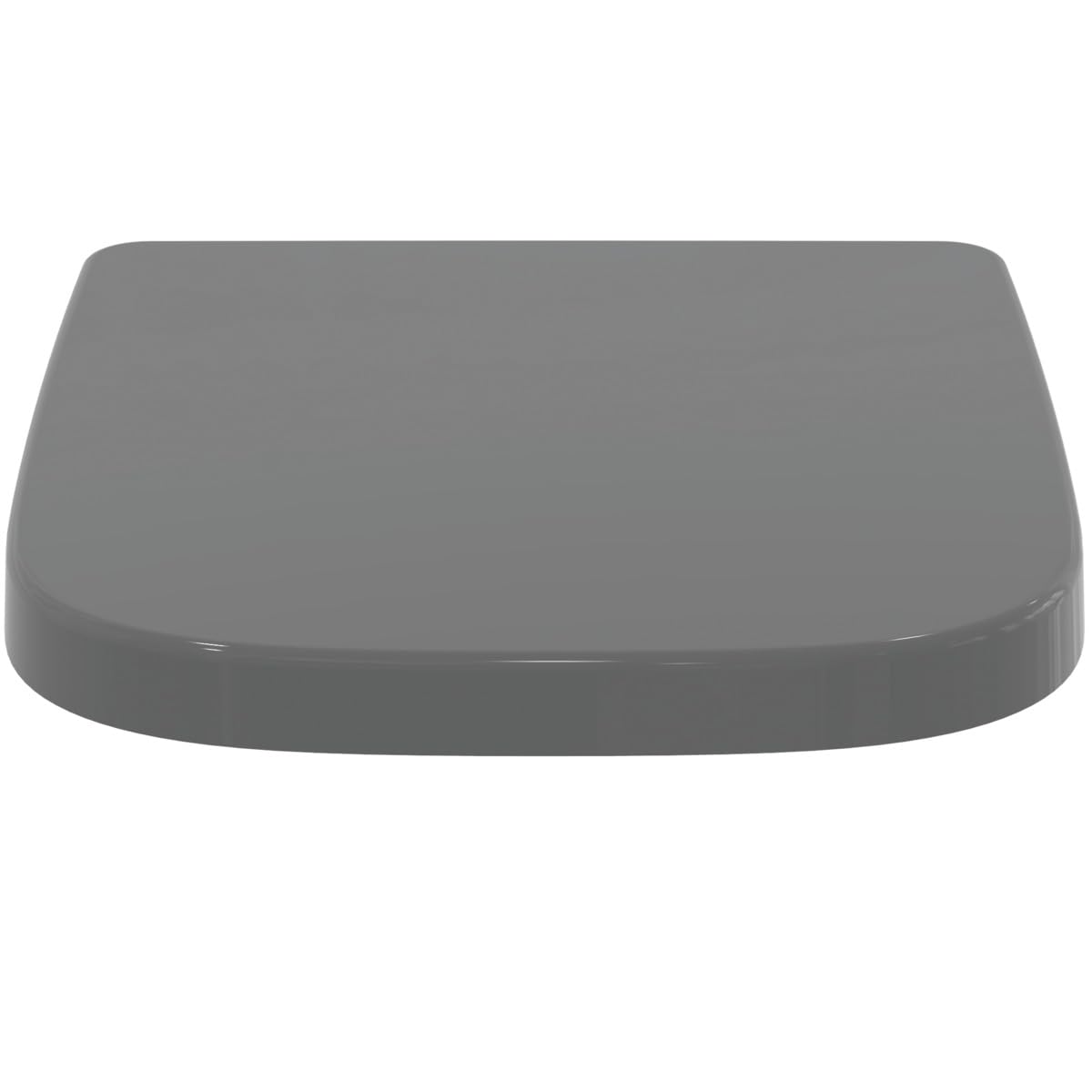 Ideal Standard i.life B asiento WC, SoftClose, envolvente – Gris | Asiento de inodoro extraíble con cierre suave (Softclose) y bisagras de acero inoxidable robustas, T468358