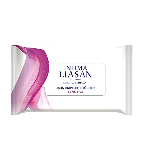 Intima Liasan by Sagrotan - Salviette per la cura intima, senza sapone e alcool, confezione da 30