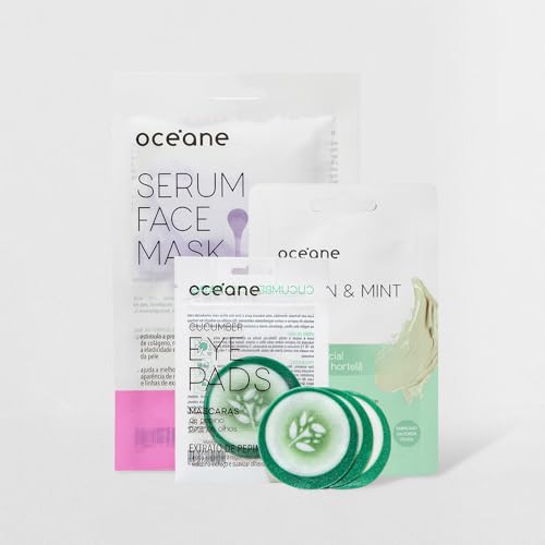 Kit Máscara Facial de Limão e Hortelã + Máscara Para Olhos de Pep...