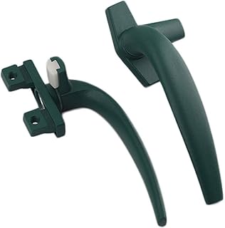 Window Handle ， Door and Window Handles, Sliding Window Aluminum Alloy Lock Rotate Traditional Handle Hole Spacing 35mm (Color : Gray) (Color : Gris) (Color : Groen)