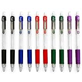 10 X ZEBRA Z Grip Mechanical Pencils 0.5mm HB Lead Assorted Barrel Colours