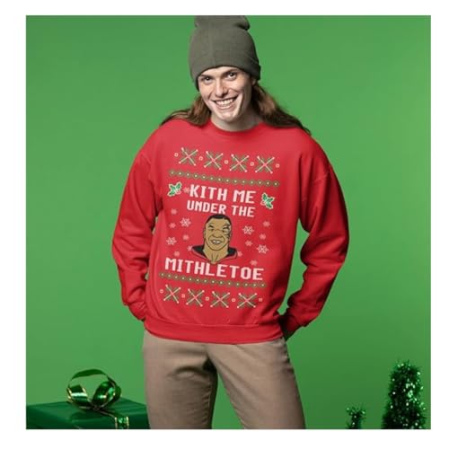 Pure Essence Merry Mike Tyson Ugly Christmas Sweater Unisex Crewneck Graphic Sweatshirt4