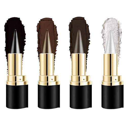 4 Farben Lidstrich Stift, Kajal Wasserfest, Matte Schnell Trocknender Eyeliner Set, Long Lasting Smudge-Proof Eye Liners, Kajalstift, Für Den Idealen Lidstrich Ein Alltägliches Lang Anhaltendes Augen