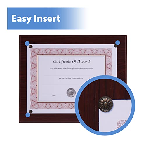 Award Plaque 13" X 10.5" Mahogany, 18813M #TOP5