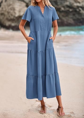 Image of KIRUNDO Summer Maxi Dresses for Women 2026