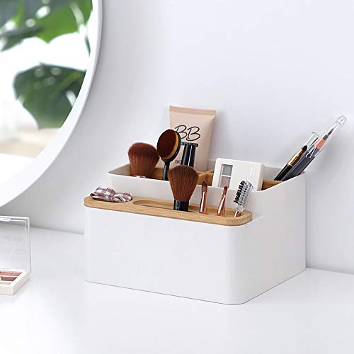 Poeland Desktop Storage Box Pencil Pen Holder Makeup Brushes Organizer For Office Supplies, Vanity Table, Home #TOP2