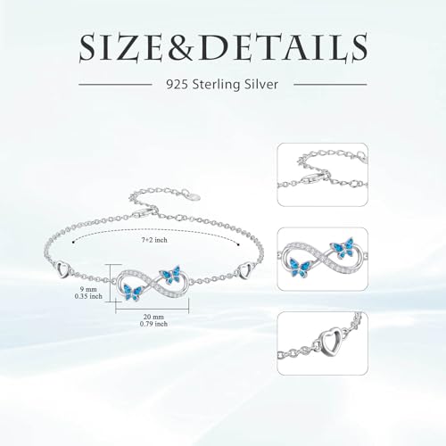 Image of 925 Sterling Silver Layered Ankle Bracelets for Women Jewelry Gifts | 925 Sterling Silver Layered Sea Turtles /Elephant /Wave Anklet Animal Bracelet Summer Ocean Beach Jewelry Gifts for Women