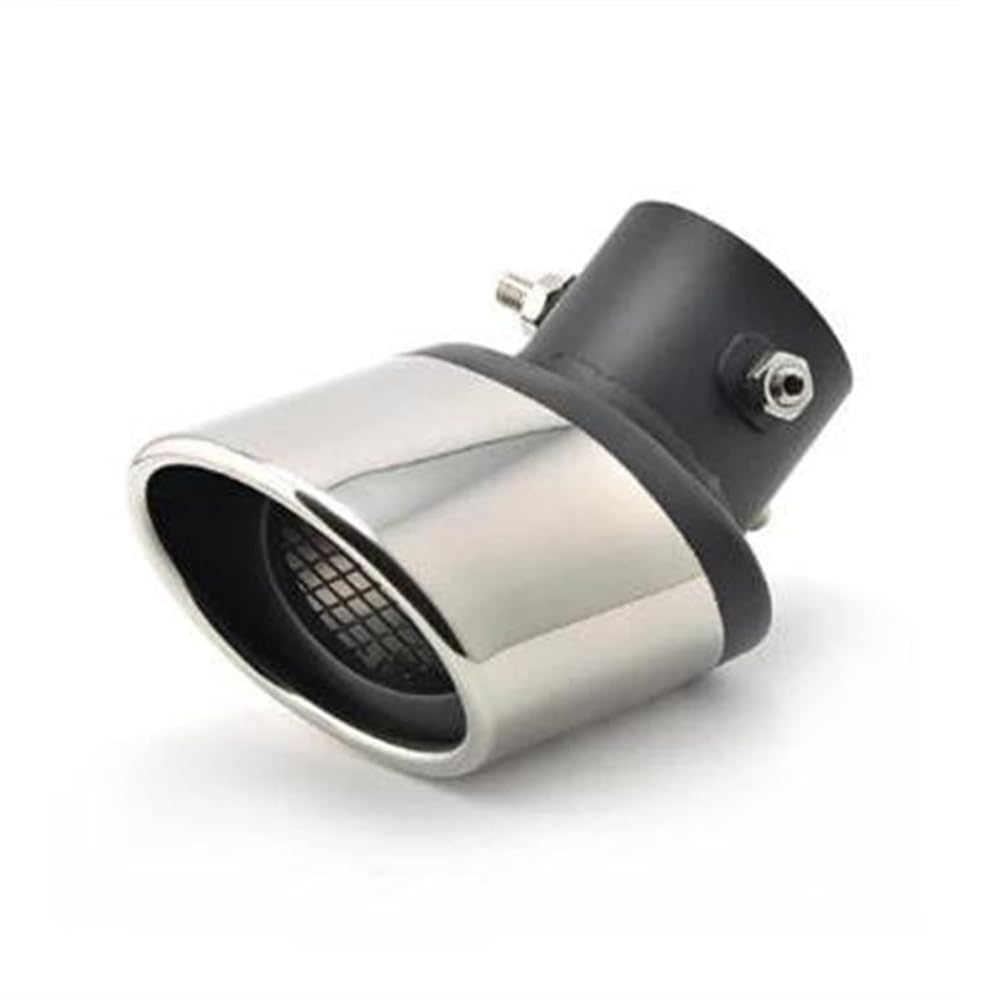 HFFTYU Car Exhaust Tailpipe, for Dodge Avenger/Caliber Sturdy Lustrous Exhaust Tailpipe Stainless Steel Tip Muffler End Trim Modification Parts,A
