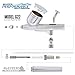 Master Airbrush Cake Decorating Airbrushing System Kit with a Set of 12 Chefmaster Food Colors, Gravity Feed Dual-Action Airbrush, Air Compressor, and How-to-Airbrush ARC Link Card