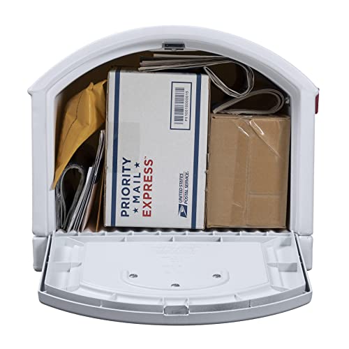 Step2 518199 Town Xl Post-Mount Mailbox, Classic White #TOP6