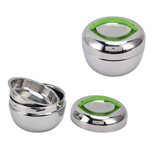 OKJHFD Bocaux alimentaires isolés en acier inoxydable de 1,0 L, thermos, récipient alimentaire isolé, boîte à déjeuner isotherme portable avec couvercle étanche pour étudiants, employés