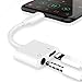 Produktbild Kopfhöreradapter für iPhone 12 Adapter für 3,5mm AUX Audioadapter Buchsenkabelteiler für iPhone 7/7 Plus/8/8 Plus/X/XR/XS/11/12 3,5mm Kopfhörer Dongle Anschluss Unterstützung für alle iOS - Weiß
