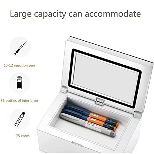 Refroidisseur d'insuline portable boîte réfrigérée 2-8°C avec batterie - 5