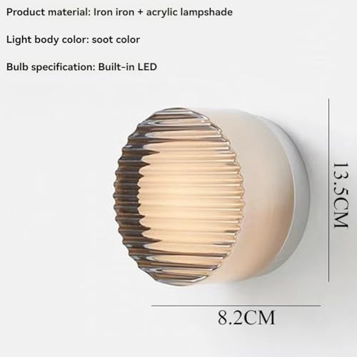 Lámpara de pared LED a rayas para crear un ambiente relajante en tu sala 7
