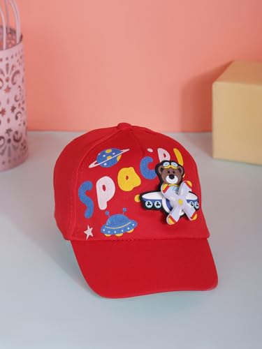 Image of PASSION PETALS Summer Dino Rockstar Baseball Cap for Kids Boys and Girls 2-4Years