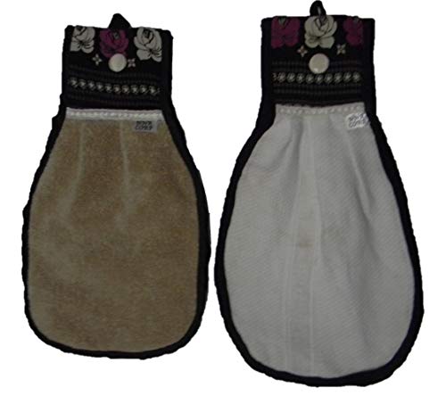 NNR Kitchen Hanging Towels,Set of 2 Pcs_Super Absorbant, Double Sided