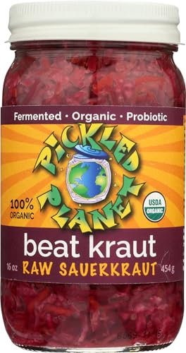Pickled Planet Organic Beat Kraut, 16 Oz
