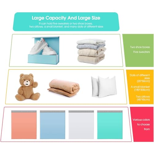 Image of Metronic Poly Mailers 24x24 50 Pcs Large Shipping Bags for Clothes Plastic Mailers Strong Self Seal Adhesive Shipping Envelopes for Small Business Tear-resistant Mailer Bags Mailing Envelopes in Teal