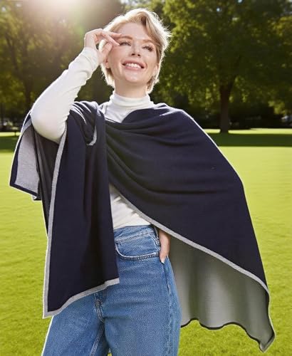 MissShorthair Poncho Sweater Womens Cape Shawls Wraps Pashminas Rave Travel Scarf Wrap for Women Casual Airplane Ruanas2