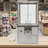 【Présentoir rotatif à 360°】 Ce distributeur automatique de bonbons est doté d'un châssis rotatif permettant aux clients de visualiser clairement la position des bonbons, rendant ainsi l'achat plus ludique. Il est particulièrement adapté à la présentation de bonbons colorés et de jouets en capsules.