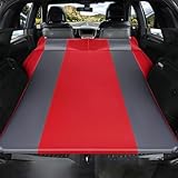Bestiry Colchón Inflable para Coche Subaru Crosstrek 2024, autoinflable, para Dormir, Grueso, para Camping, Viajes, Multifuncional, Color Rojo