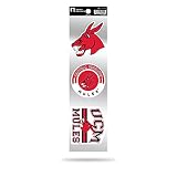 Rico Industries NCAA Central Missouri Mules 3-Piece Retro Spirit Decals Retro Decal Set