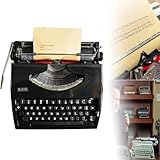 macchine per cucire antiche singer 【Portatile】Questa tradizionale macchina da scrivere manuale è perfettamente portatile e pronta all'uso in un istante! Non c'è niente di meglio della soddisfazione di una tradizionale macchina da scrivere manuale, completa di custodia rigida e cinturino nero/rosso.