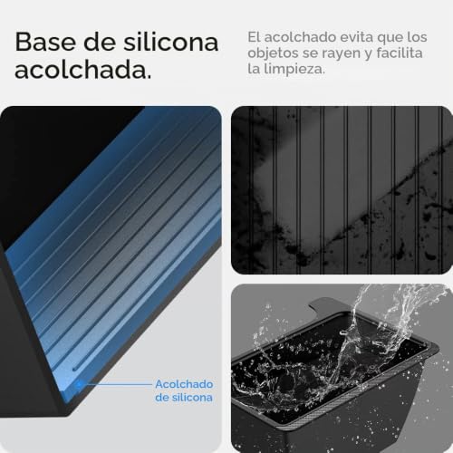 Caja de almacenamiento central posterior Spigen Carbono para Tesla Model Y 6