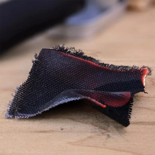 Miniatura 5 de Charcloth Char Cloth hecho a mano en Estados Unidos Kit de iniciación de incendios Ferro Rod Striker para Bushcraft Camping Survival Hunting Outdoor