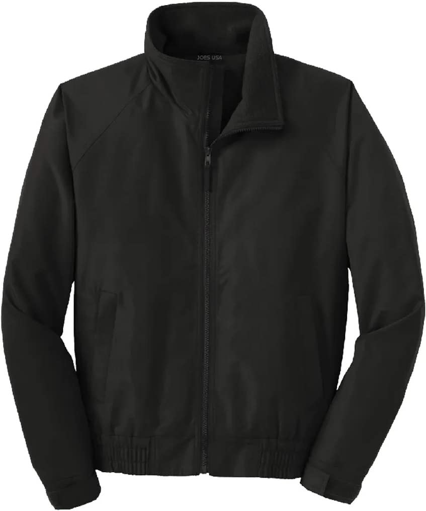 Joe's USA Men's Lightweight Fleece Lined Jackets in Regular, Big & Tall Sizes