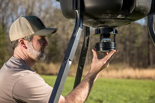 Image of Moultrie All-in-One II Feeder Kit - Bluetooth App Control, Pairs with Edge 3 for Full Remote Access, Quick-Lock, MFG-15096