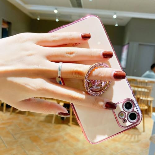 Coque Samsung Galaxy A15 rose avec lanière pour sortie et soirée