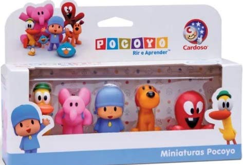 Turma Do Pocoyo Miniaturas Dedoche 5 Peças Bonecos