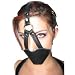 Wandafull Fetish Slave Solid Ball Gag Bondage Sm Bdsm Full Head Harness Slave Mask Gag Muzzle Bondage Unisex