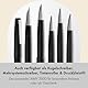 Lamy 2000 black Füller – edler Füllfederhalter im robusten Gehäuse aus Polycarbonat – 14 kt. Goldfeder, partiell platiniert & in Strichbreite EF