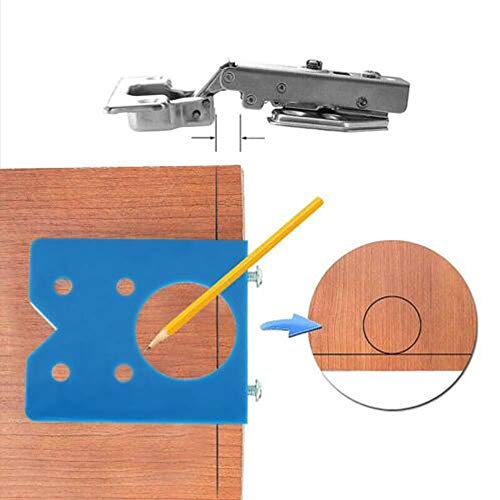 Ferramenta ergonômica ergonômica para marcenaria com dobradiça para mandril de porta, 6,6 cm, 7,7 cm