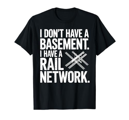 Funny Miniature Railroad Rail Network Model Train T-Shirt