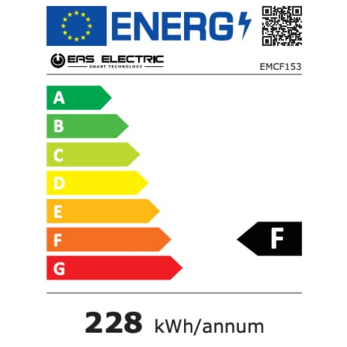 Nevera pequeña de baja potencia sonora EAS ELECTRIC con puerta reversible 4