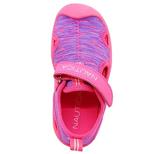 Nautica Infant Baby Sandal With Strap - Newborn Boys Girls Water Shoes -Tiny Kettle Gulf-Pink Purple Size-3 #TOP4