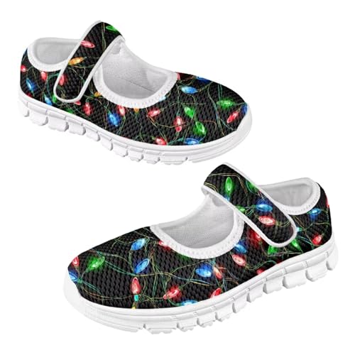 Girls Mary Jane Dress Shoes Ballet Princess Flats with Strap for Christmas Party Wedding School3