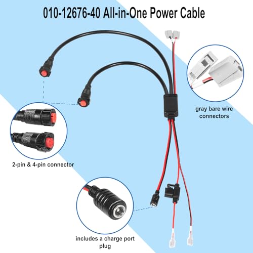 Câble Garmin 010-12676-40 de rechange compatible ECHOMAP