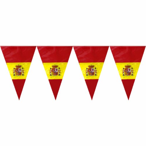 Preisvergleich Produktbild PARTY DISCOUNT Wimpelkette Spanien, 5m