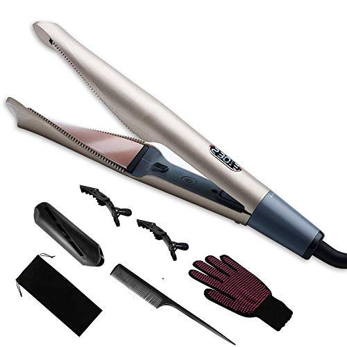 Professional Hair Straightener, 2 in 1 Straightener and Curling Flat Iron for Hair