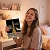 Scratch Art for Adults Kids, Rainbow Painting Night View Scratchboard(A4), Crafts Set: 8 Sheets Scratch Cards with 6 tools in Bag - Fireworks, Big Ben, Cristo Redentor, Ferris Wheel(Landmark Building) #2